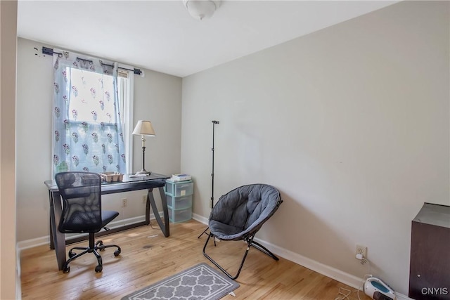 101 Comstock Ave, Syracuse, NY 13210 - office area featuring wood finished floors and baseboards