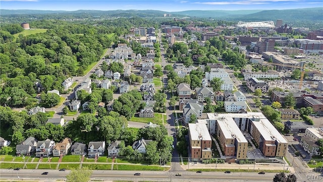 101 Comstock Ave, Syracuse, NY 13210 - aerial view of property's location with a mountainous background