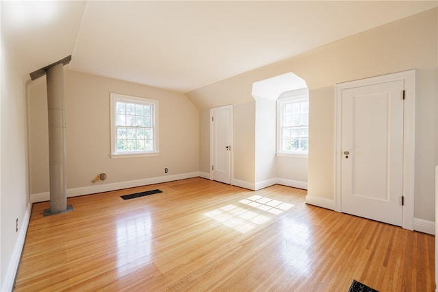 441 Claybourne Rd, Brighton, NY 14618 - additional living space with light wood-type flooring and lofted ceiling