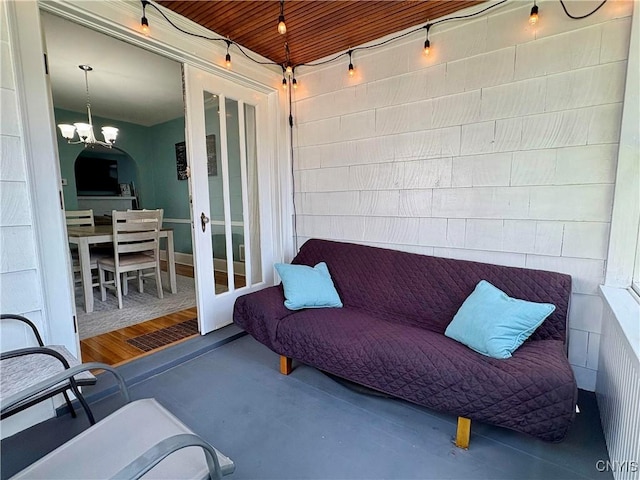 153 Milnor Ave, Syracuse, NY 13224 - view of patio / terrace featuring french doors