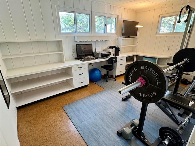 153 Milnor Ave, Syracuse, NY 13224 - exercise area featuring built in study area