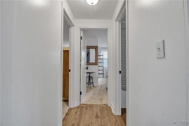 72 Old Lyme Dr Unit 3, Amherst, NY 14221 - hall with light wood-style flooring and baseboards