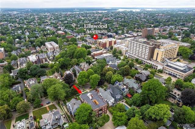 107 Oakland Pl Unit 1, Buffalo, NY 14222 - bird's eye view