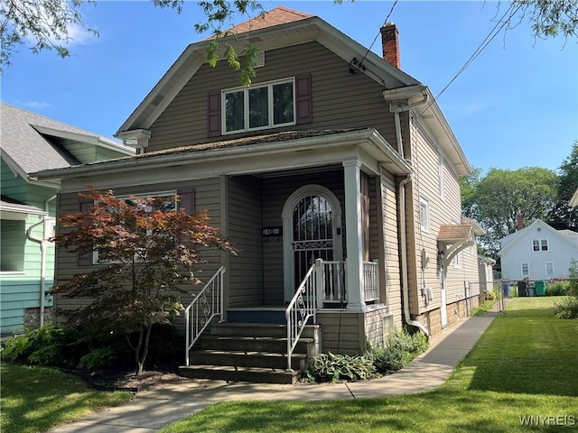 2461 Linwood Ave, Niagara Falls, NY 14305 - view of front of property with a chimney