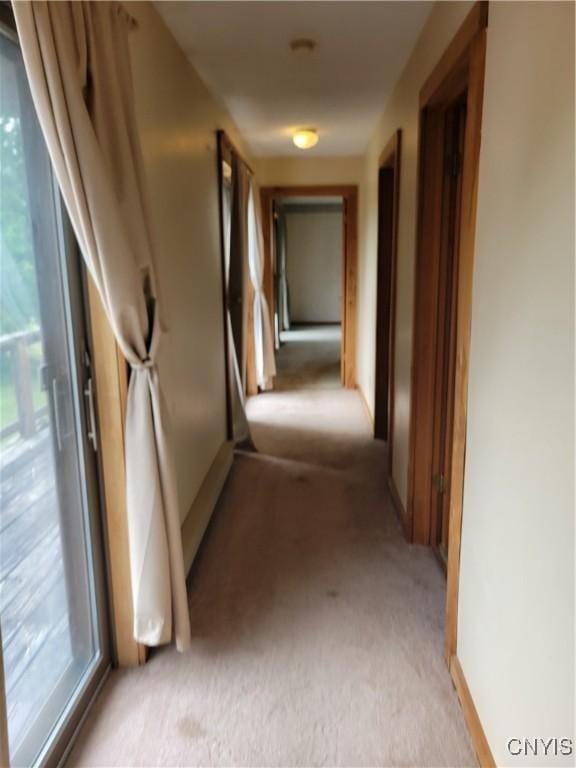 5465 Ridge Rd, Fleming, NY 13021 - hallway with light carpet