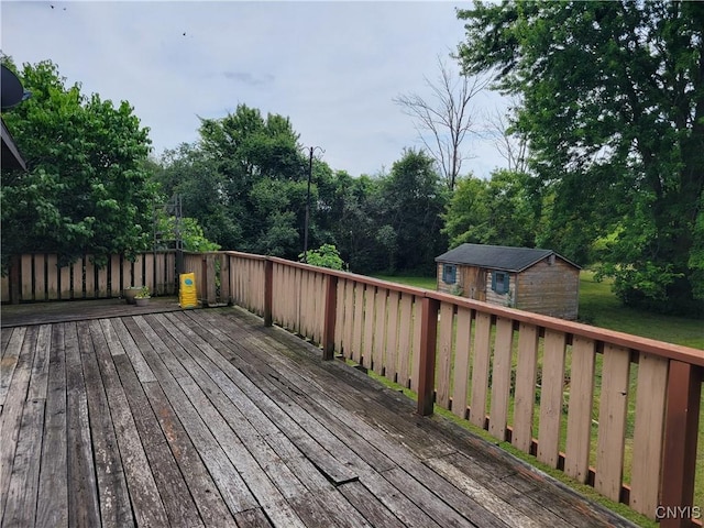 5465 Ridge Rd, Fleming, NY 13021 - wooden terrace with an outdoor structure