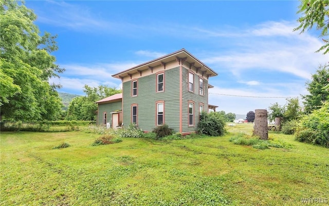 6192 Scudder Rd, Bath, NY 14879 - view of property exterior featuring a lawn
