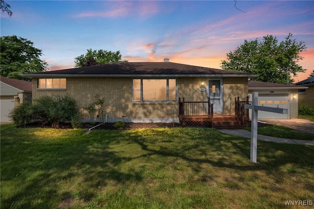 202 Waltercrest, West Seneca, NY 14224 - ranch-style home featuring brick siding, a yard, and driveway