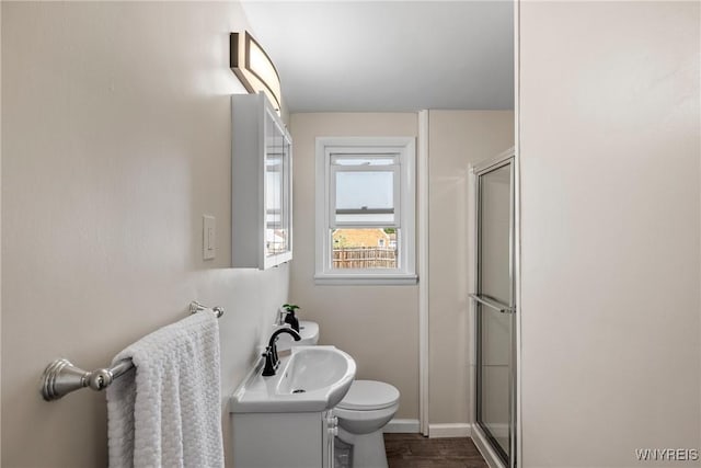 202 Waltercrest, West Seneca, NY 14224 - bathroom featuring a shower with shower door and vanity