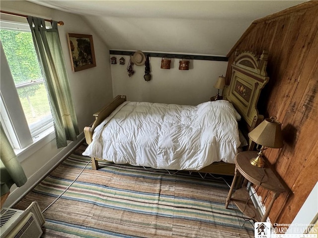 5469 E Lake Rd, Chautauqua, NY 14728 - bedroom featuring vaulted ceiling