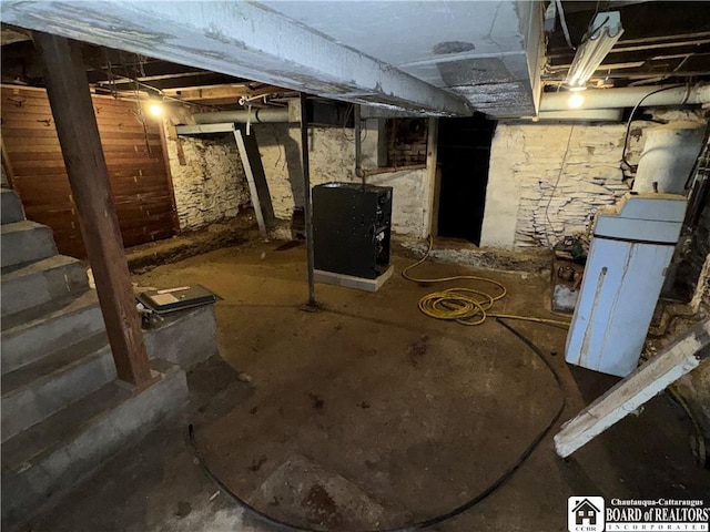 5469 E Lake Rd, Chautauqua, NY 14728 - unfinished basement with stairway