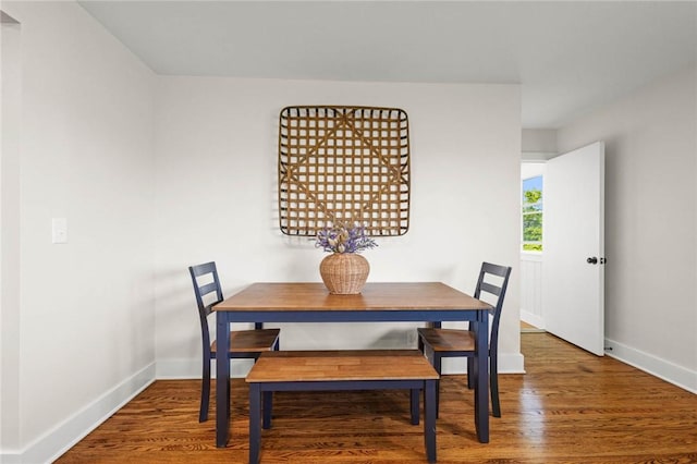 8281 E Main Rd, Leroy, NY 14482 - dining area with wood finished floors