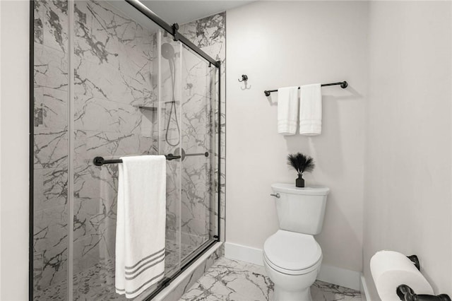 8281 E Main Rd, Leroy, NY 14482 - bathroom with marble look tiles and a marble finish shower