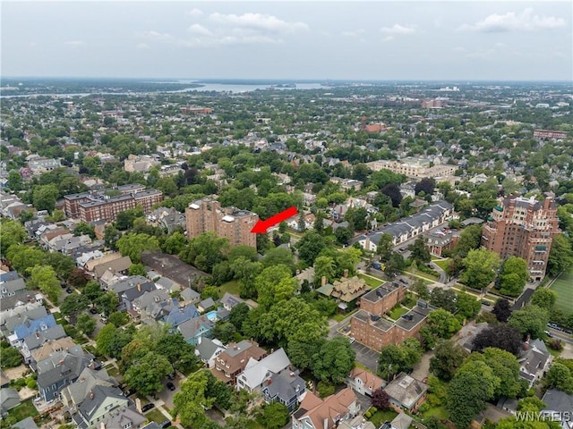 aerial overview of property's location