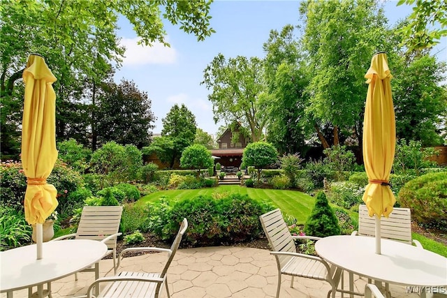 view of patio