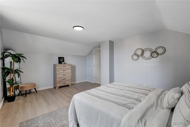 185 N Pleasant Pkwy, Cheektowaga, NY 14206 - bedroom with vaulted ceiling and light wood-type flooring
