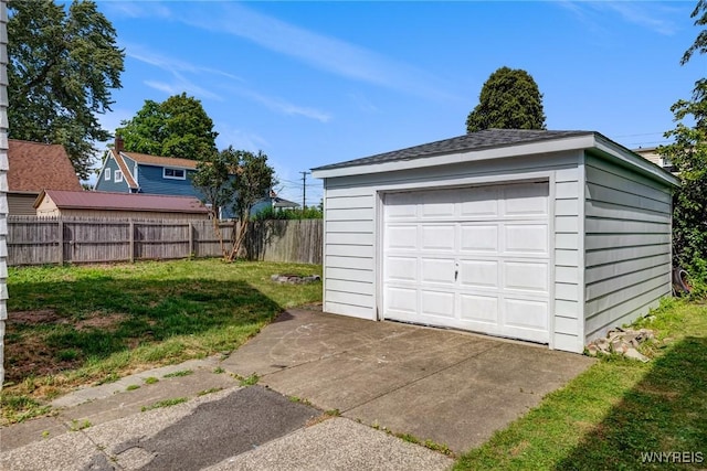 185 N Pleasant Pkwy, Cheektowaga, NY 14206 - detached garage featuring driveway