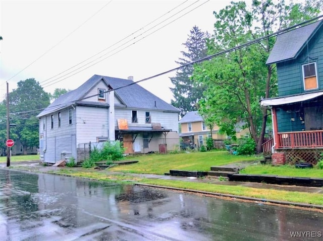 550 Spaulding St, Elmira City, NY 14904 - view of property exterior with a yard