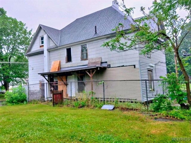 550 Spaulding St, Elmira City, NY 14904 - back of house featuring a shingled roof