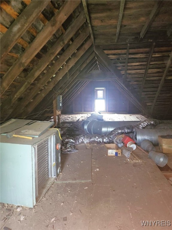 550 Spaulding St, Elmira City, NY 14904 - view of unfinished attic