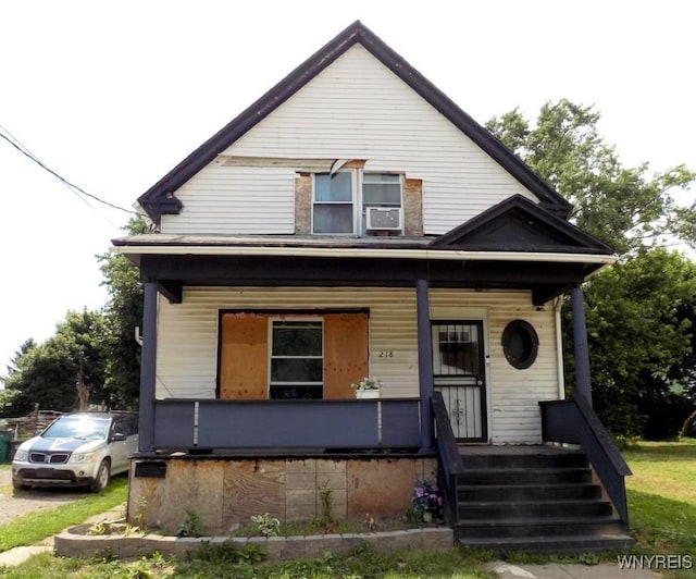 218 Strauss St, Buffalo, NY 14211 - view of front of home featuring a porch