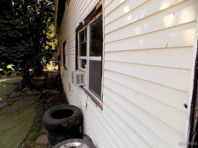 218 Strauss St, Buffalo, NY 14211 - view of side of home with cooling unit