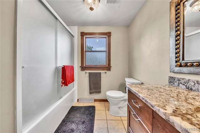 6103 Reger Dr, Lockport Town, NY 14094 - full bathroom featuring vanity, tile patterned floors, and bathing tub / shower combination