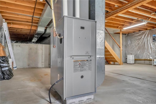 6103 Reger Dr, Lockport Town, NY 14094 - utility room with heating unit