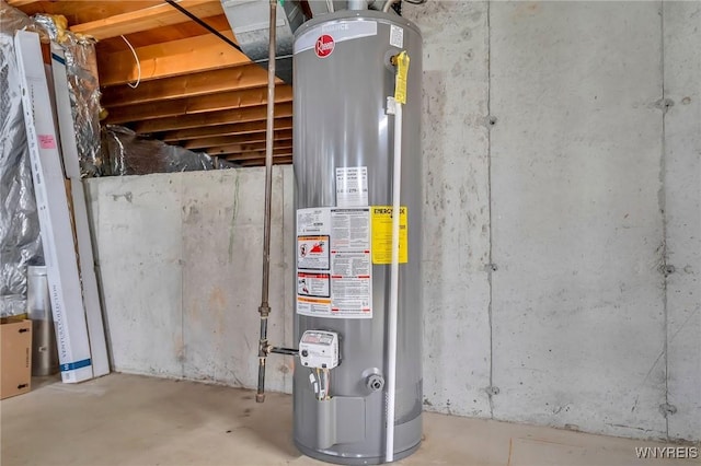 6103 Reger Dr, Lockport Town, NY 14094 - utility room featuring gas water heater