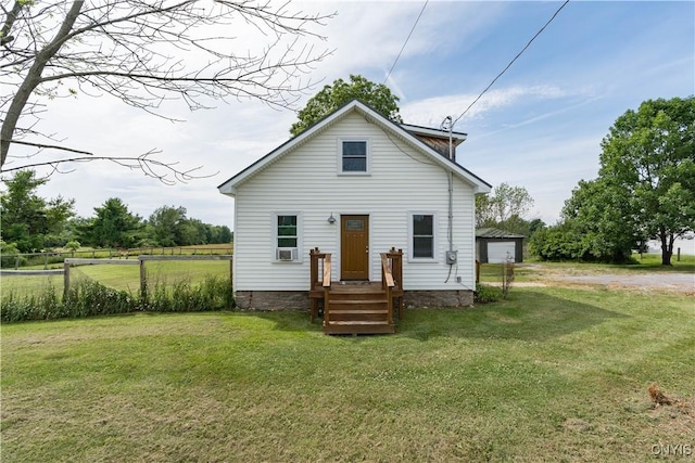 13051 State Route 3, Hounsfield, NY 13685 - rear view of house with cooling unit