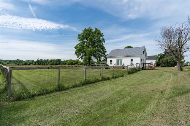 13051 State Route 3, Hounsfield, NY 13685 - view of yard with a deck and a view of countryside