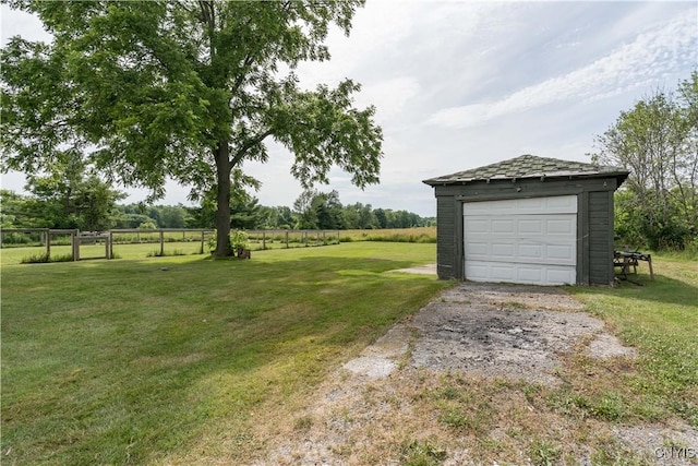 13051 State Route 3, Hounsfield, NY 13685 - view of yard with an outbuilding, a garage, and driveway