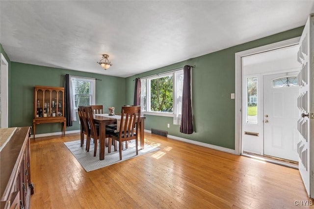 419 Bronson Rd, Geddes, NY 13219 - dining room featuring light wood-style flooring