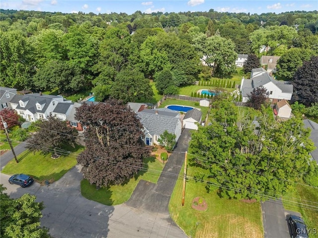 419 Bronson Rd, Geddes, NY 13219 - bird's eye view of a heavily wooded area
