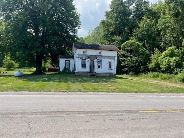 10276 Roosevelt Hwy, Yates, NY 14098 - view of front of property with a front lawn and entry steps