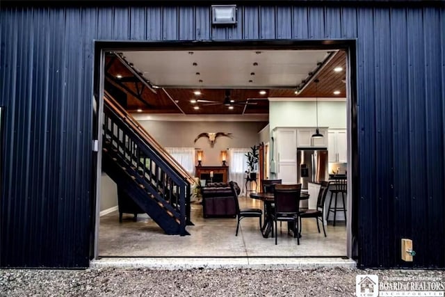 942 Spencer Rd, Kiantone, NY 14701 - community lobby with stairs