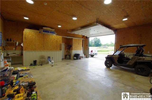 942 Spencer Rd, Kiantone, NY 14701 - garage featuring recessed lighting