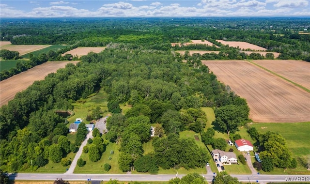 2458 Hess Rd, Newfane, NY 14008 - aerial overview of property's location featuring a heavily wooded area