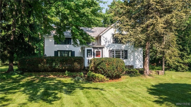 2458 Hess Rd, Newfane, NY 14008 - view of front facade featuring a front lawn