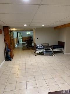884 Kibby Rd, Lysander, NY 13027 - community lobby featuring a paneled ceiling and recessed lighting