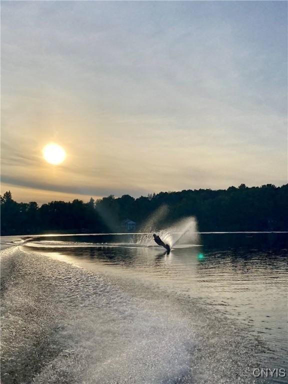 3018 Camp Rd, Eaton, NY 13334 - water view featuring a forest
