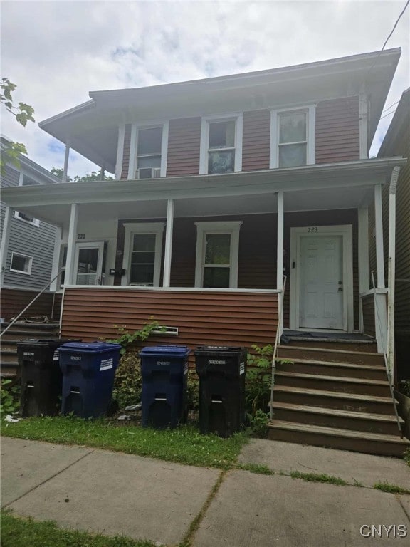 223 Lakeview Ave, Syracuse, NY 13204 - view of front of house with covered porch