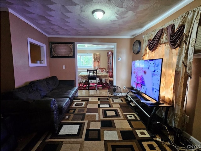 1125 Adams St, Utica, NY 13501 - living area with ornamental molding