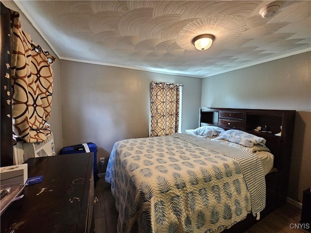 1125 Adams St, Utica, NY 13501 - bedroom with wood finished floors and ornamental molding