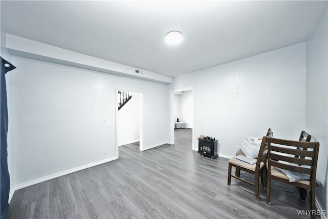 290 Riverside Ave, Buffalo, NY 14207 - living area with wood finished floors and baseboards