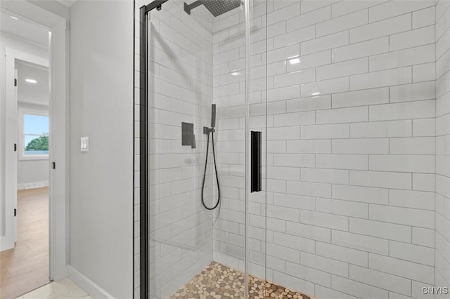 105 Benoit Dr, Geddes, NY 13209 - bathroom featuring a stall shower