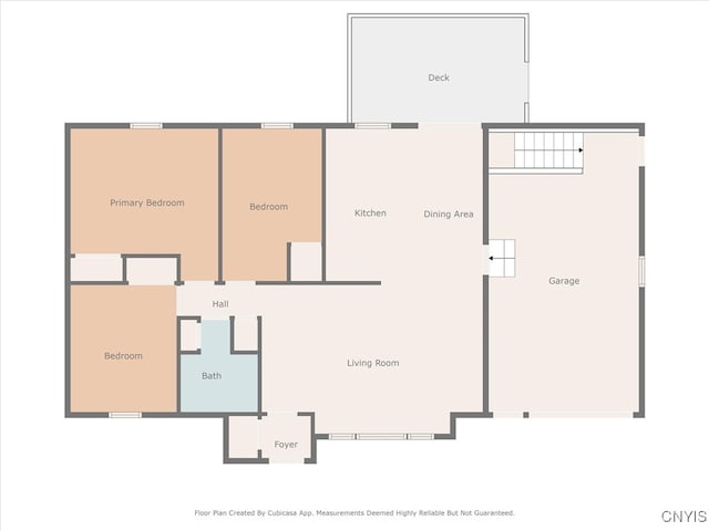 105 Benoit Dr, Geddes, NY 13209 - view of home floor plan