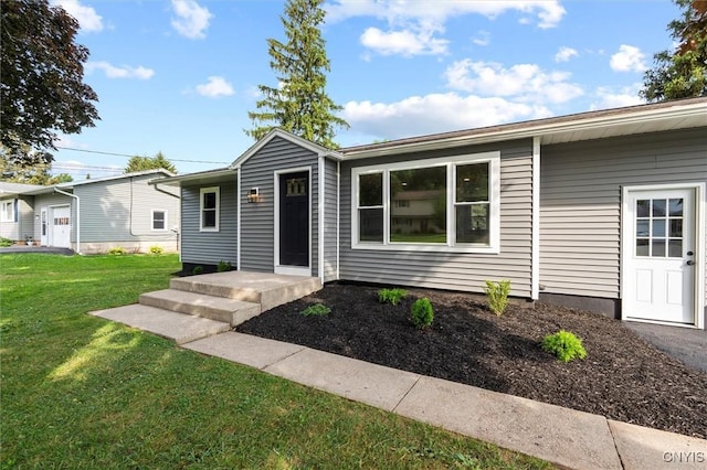 105 Benoit Dr, Geddes, NY 13209 - view of front of property featuring a front yard