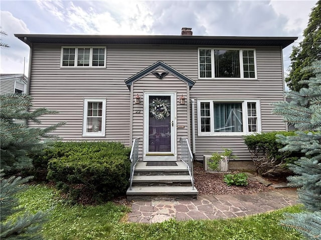 20-22 N Belmont Cir, Oneonta, NY 13820 - colonial inspired home with a chimney