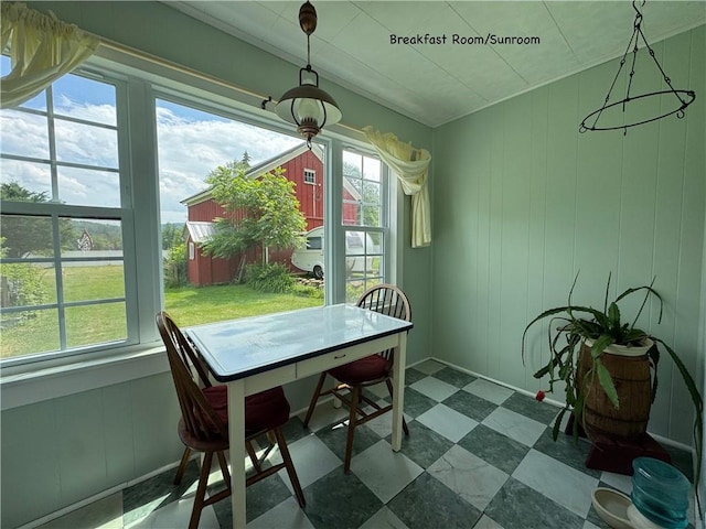 44 Bloom St, Butternuts, NY 13776 - dining space featuring plenty of natural light and a decorative wall